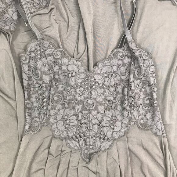 FREE PEOPLE x HAH Reversible Dress XS LaceUp Cottage Regencycore Witchy Goth NWT - Picture 9 of 12